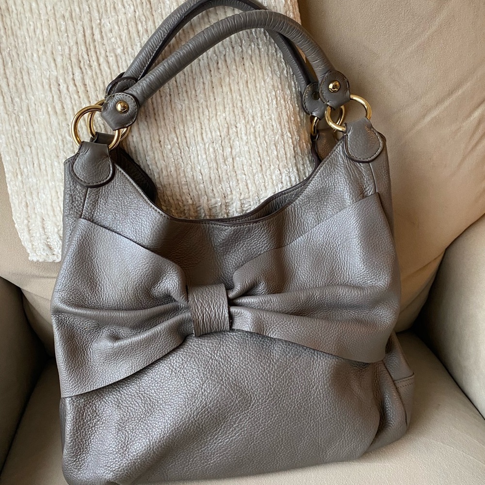 Miu Miu Leather Bow Hobo